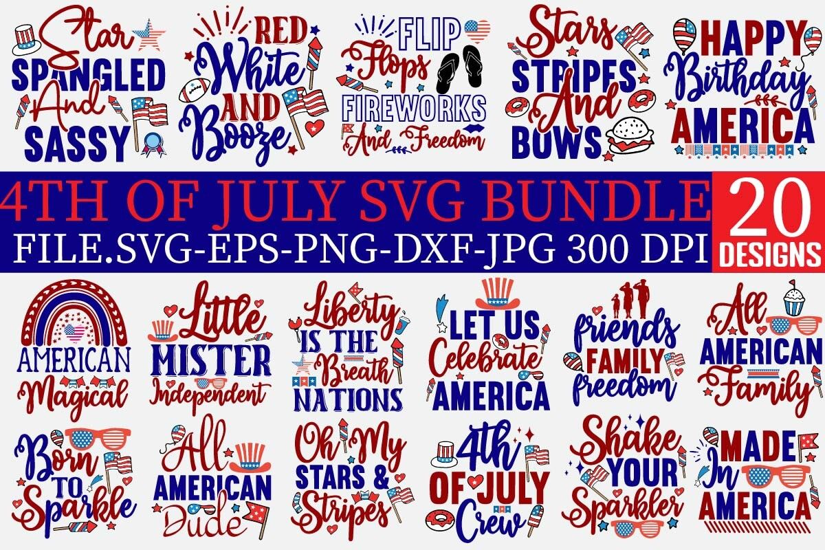 4th of July SVG Bundle,Fourth of July