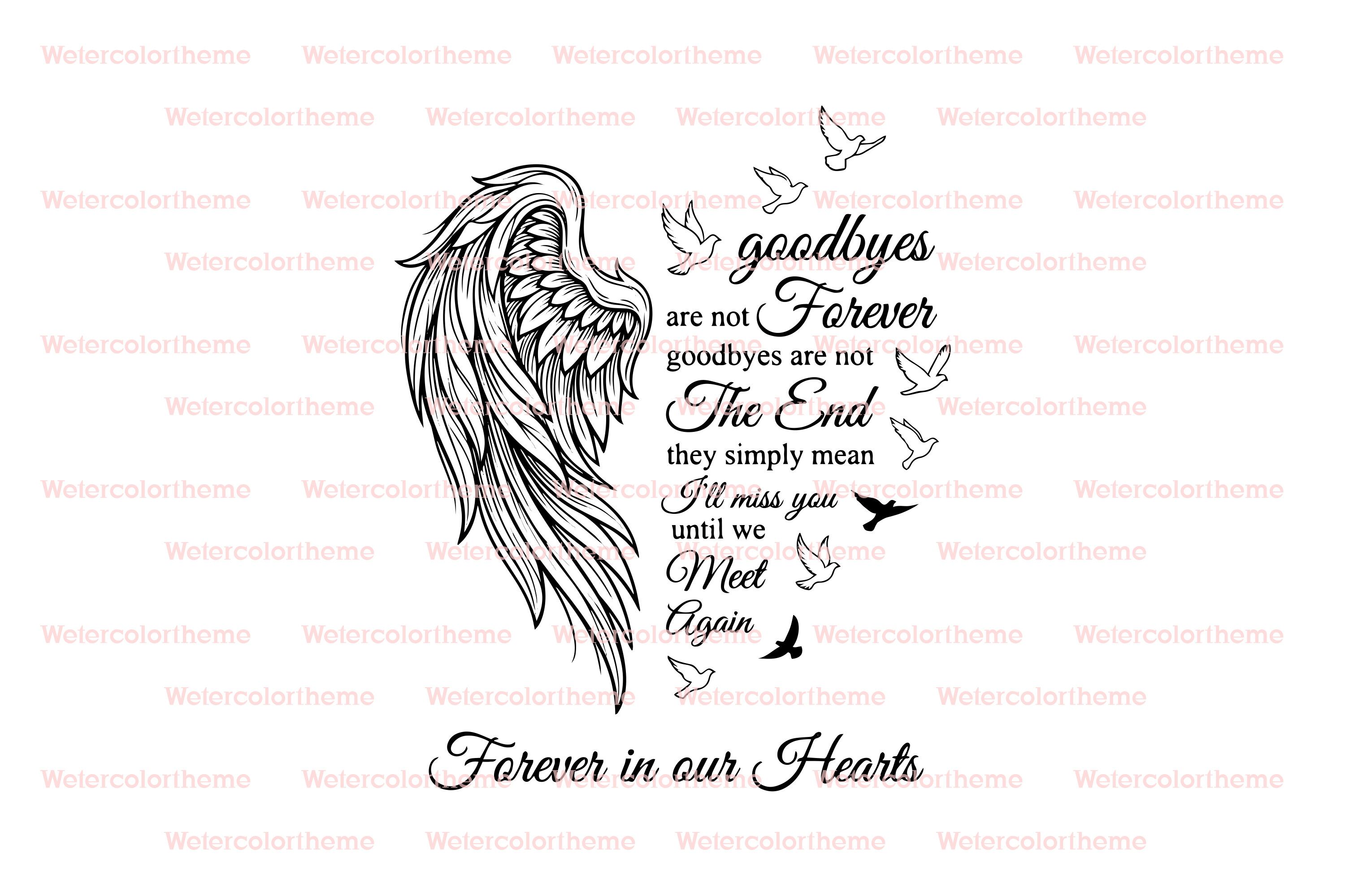 Angel Wings Heart SVG