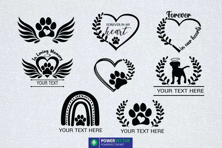 Pet Memorial Svg | Pet Loss Clipart